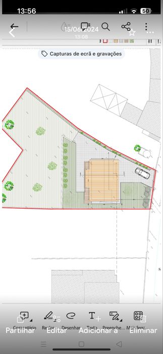 Terreno com projeto aprovado