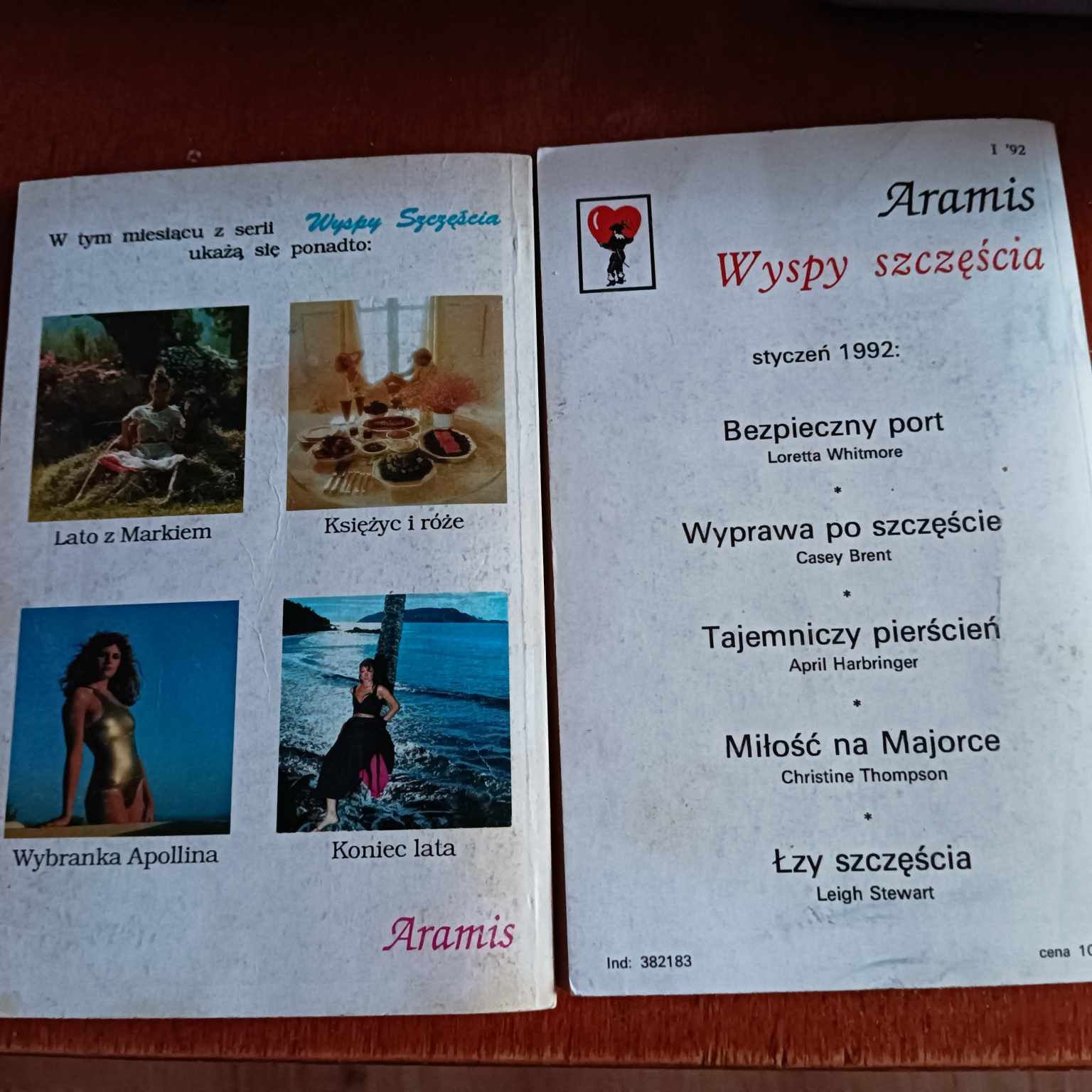 68. Romans z serii ,,Wyspy Szczęścia" 3 sztuki