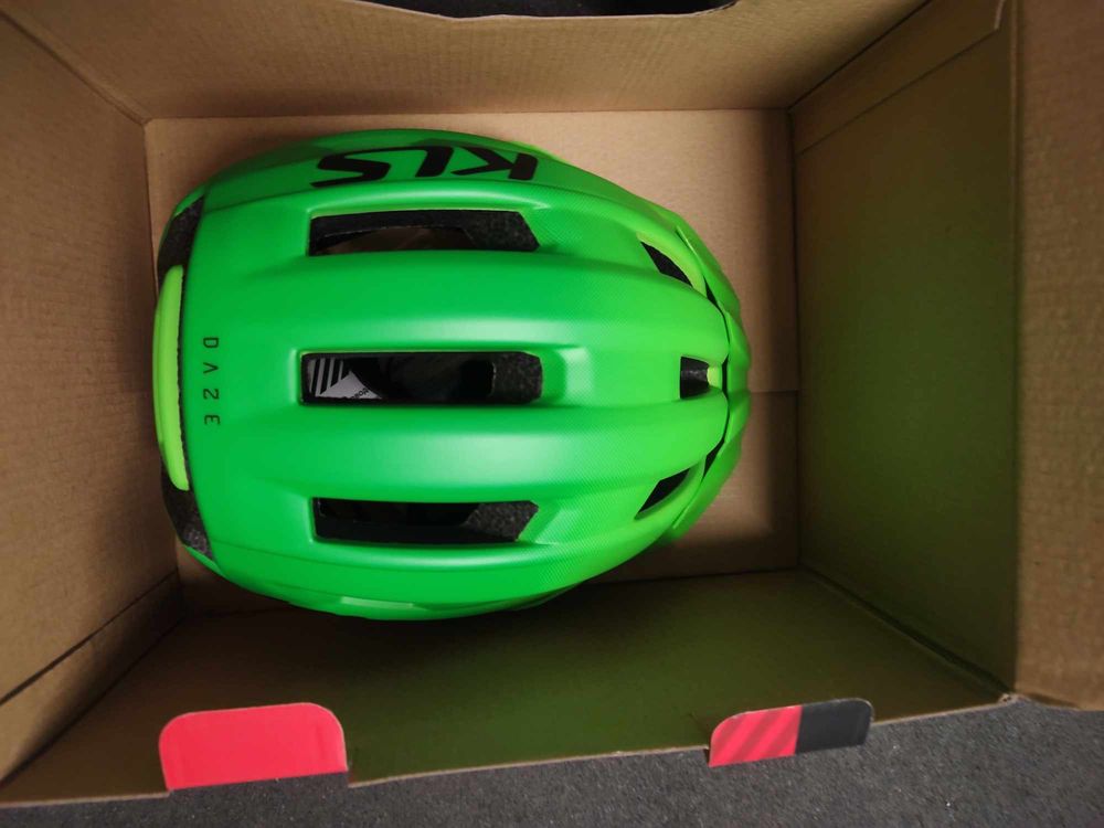 Kask rowerowy KLS Kellys rozm S/M 52-55 cm nowy zielony