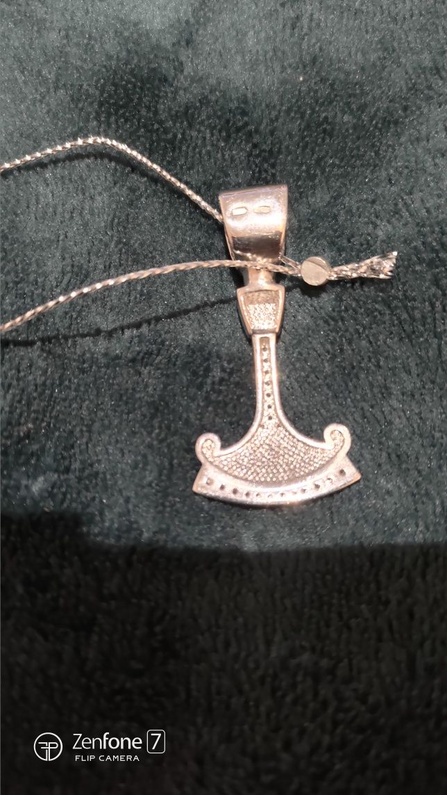 Amulet Młot Thora srebro 925