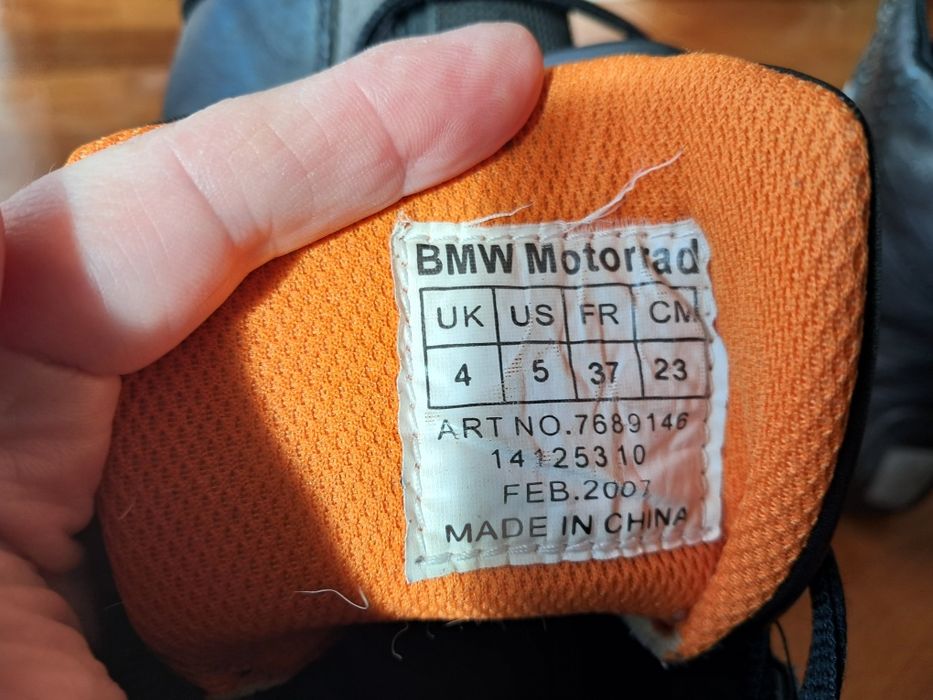 Botas de mota BMW Motorrad tamanho 37