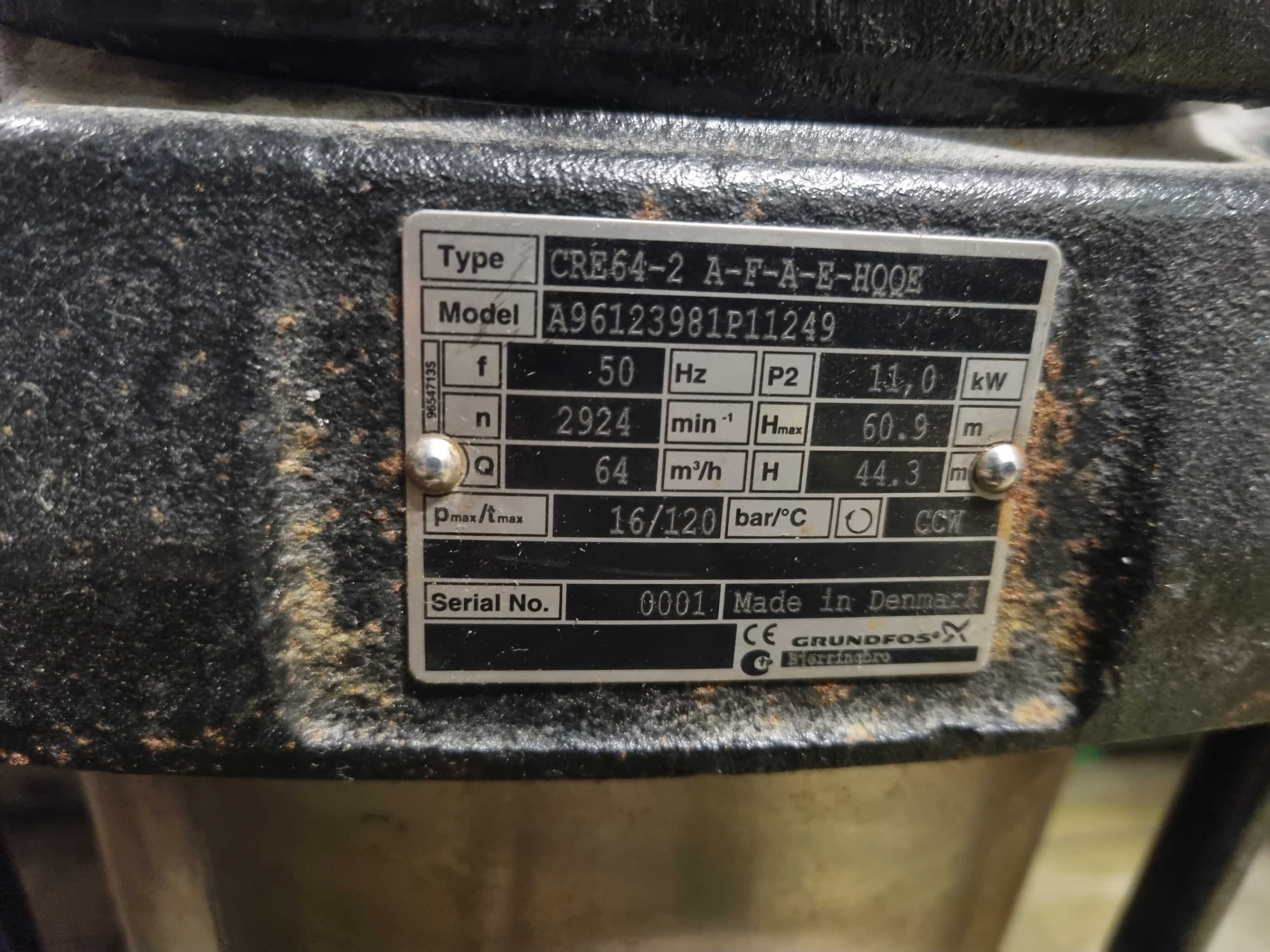 Pompa Grundfos CRE64-2 A-F-A-E-HQQE Netto 7.000