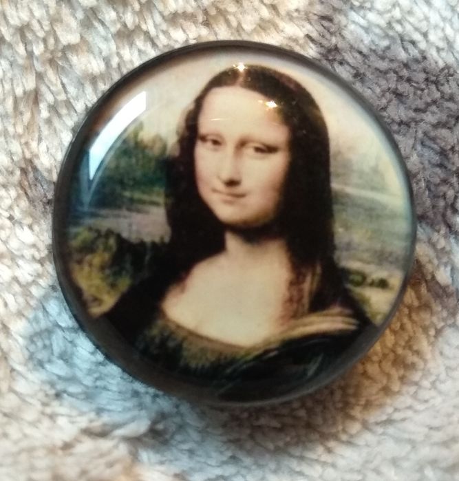 Plug kolczyk akryl Mona Lisa 16 mm