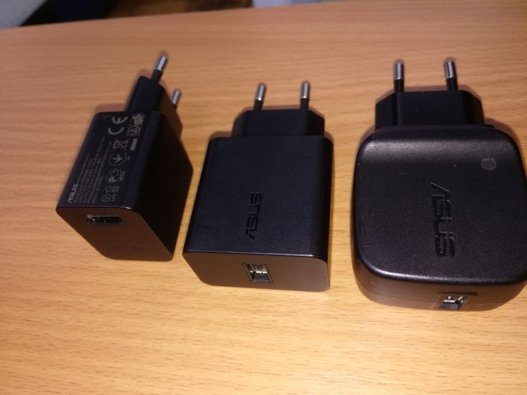 Зарядки оригинал ASUS 5V 1,35А+кабель asus и 2А