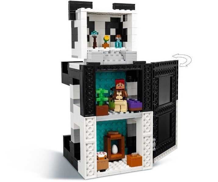 NOWE klocki LEGO 21245 MINECRAFT Rezerwat pandy