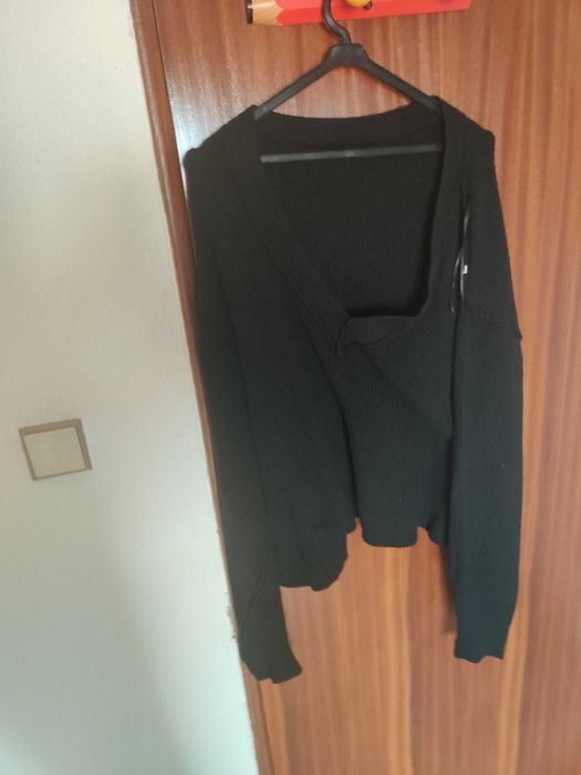 Camisola preta de sra