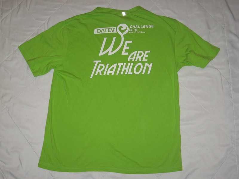 T-shirt koszulka krótki rękaw triatlon Helfer L zielony odblask