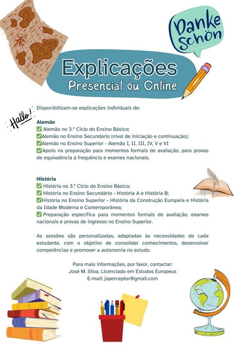 Explicações de Alemão e História – Sucesso Garantido!
