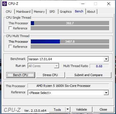 Процессор AMD Ryzen 5 1600x