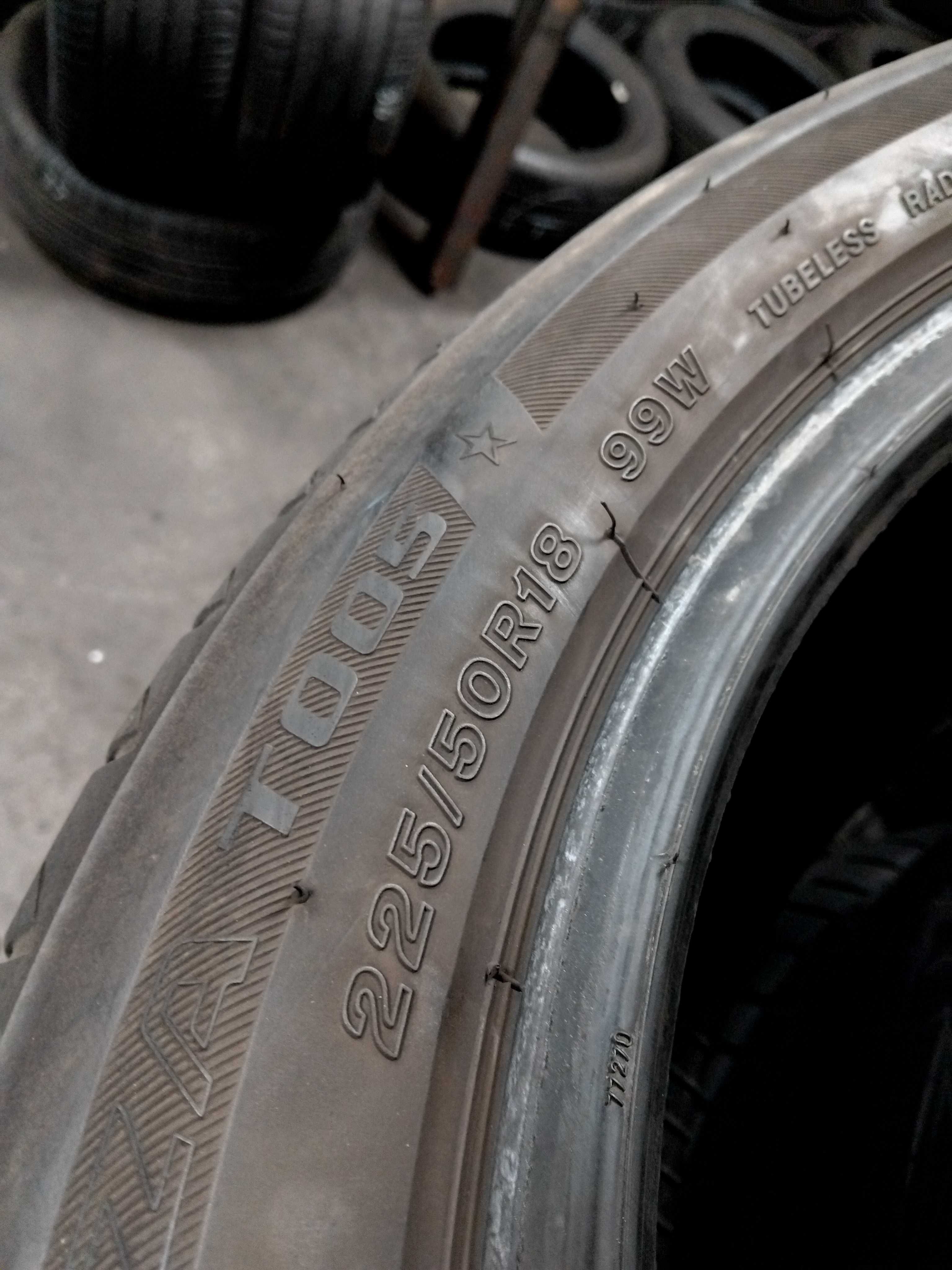 Шини бу 225/50 R18 Bridgestone Turanza T005 Ran Flat Комплект ЛІто
