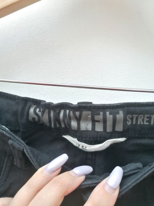 Calças de Ganga Pretas de Rapaz