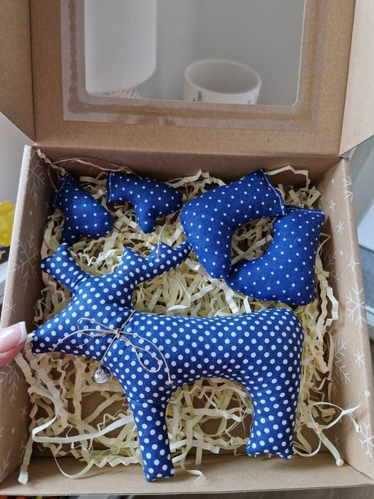 Renifer zestaw Ceramika Bolesławiec