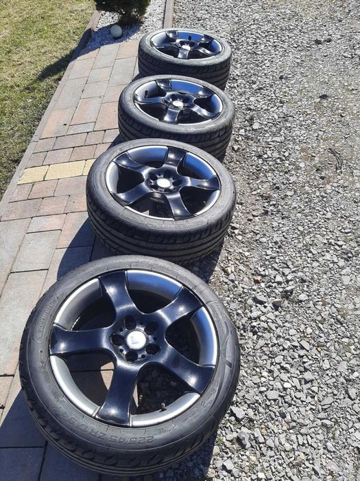 SEAT alufelgi 17' 5x100 + opony letnie Kormoran  225/45