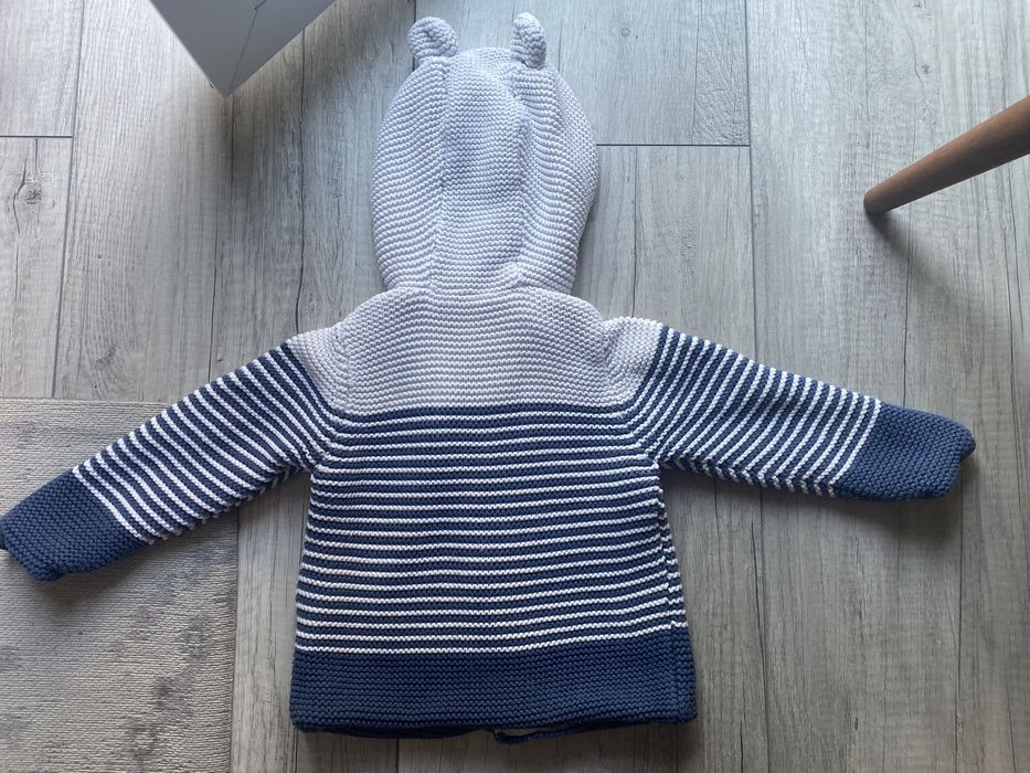 Bluza granatowo- biała paski Mark&Spencer