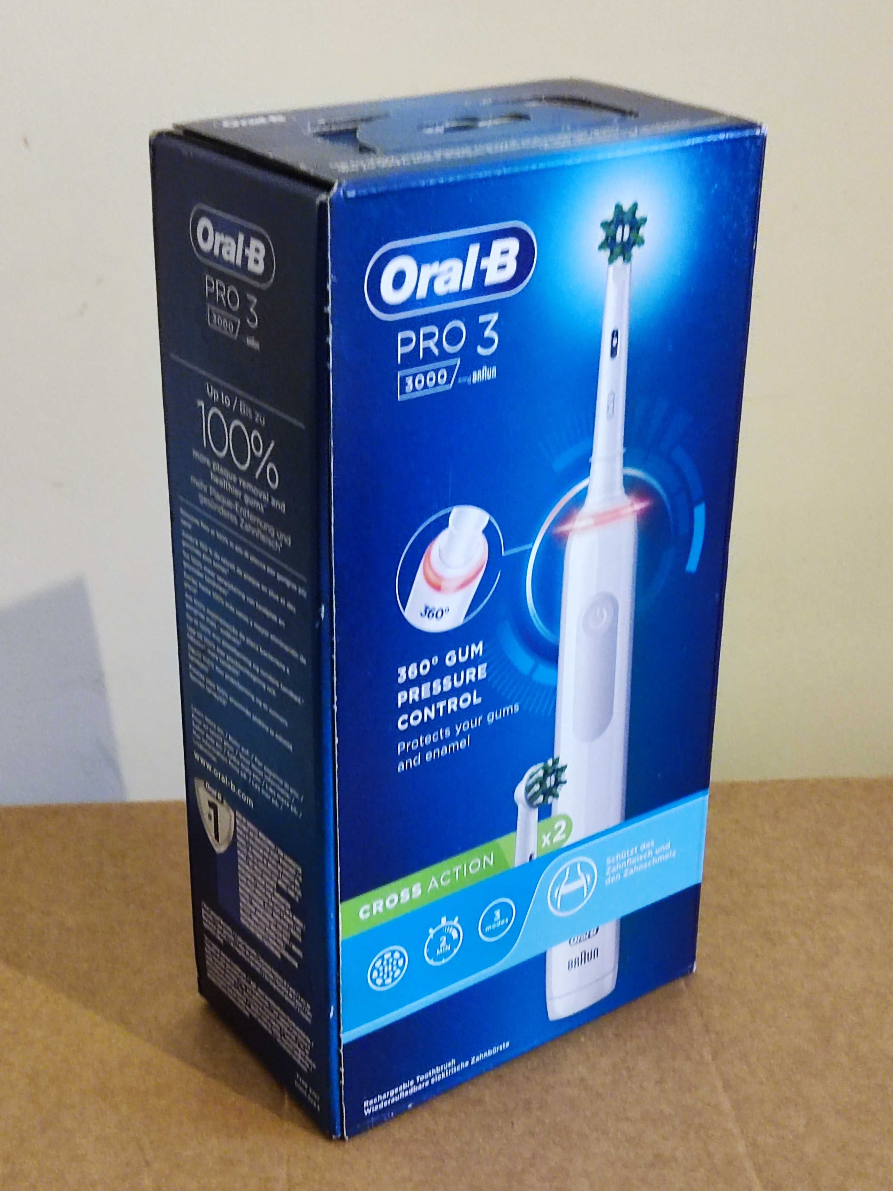 Oral B Pro 3 - Escova de Dentes Elétrica (NOVA, SELADA na CAIXA)