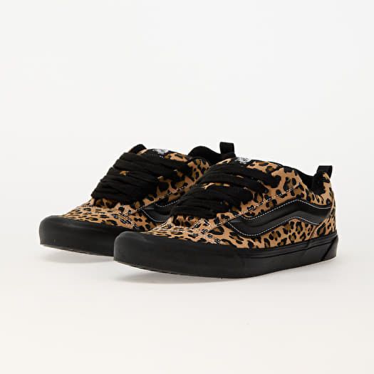 Кеди Vans Knu Skool Leopard Black Леопард