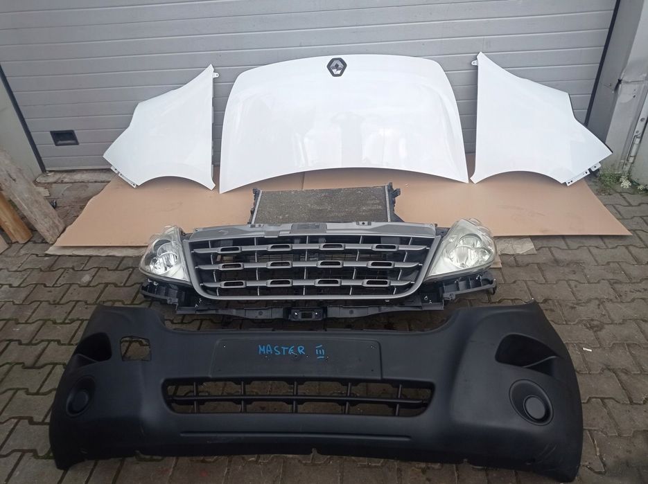 KOMPLETNY PRZÓD RENAULT MASTER 3 III 2.3DCI EUROPA MASKA BŁOTNIK ZDERZAK