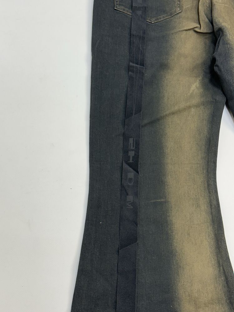 Rick Owens DRKSHDW bolan banana cut клеш джинси штани джинсы штаны