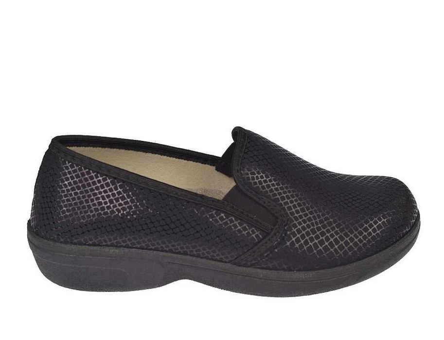 Półbuty damskie na haluksy P-429 wygodne rozciągliwe mokasyny roz. 38