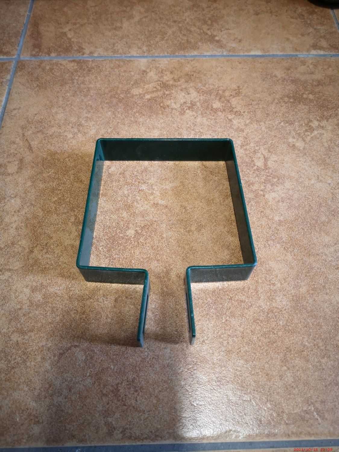 Obejma słupka 10x10 zielone 20 szt.