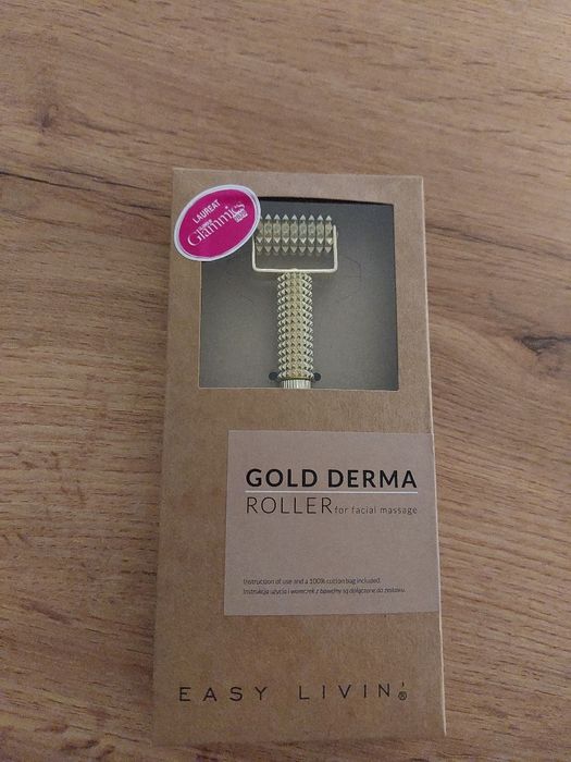 Roller do twarzy Gold dermaroller  miedziany orginalny Easy Livin