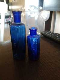 Cobalt blue poison bottle
