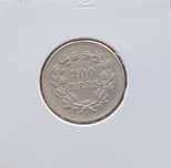 Moeda da Monarquia - 200 réis 1891 Rei D. Carlos I (prata)