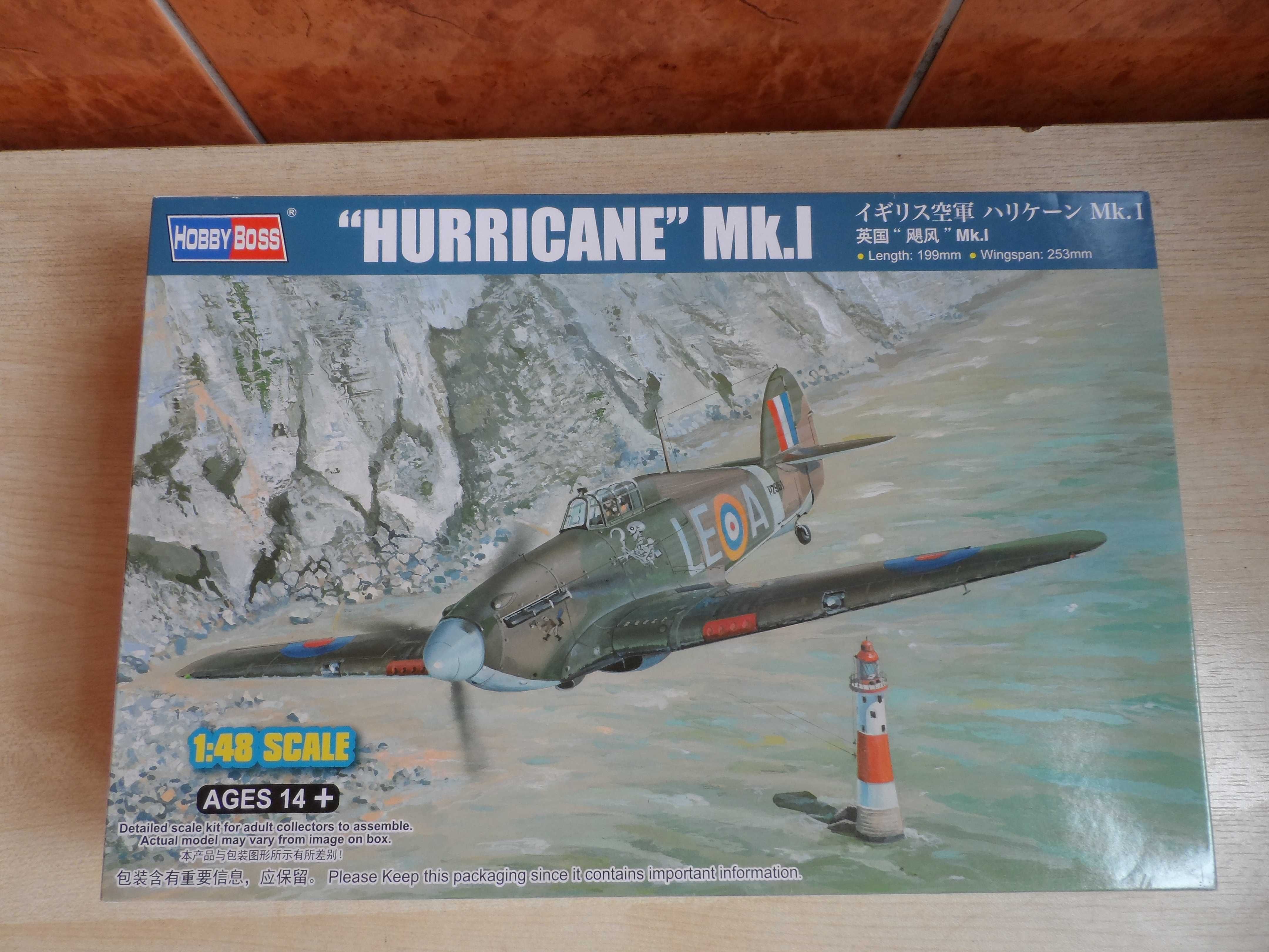 Model samolotu Hurricane Mk.1 skala 1/48 firmy Hobby Boss