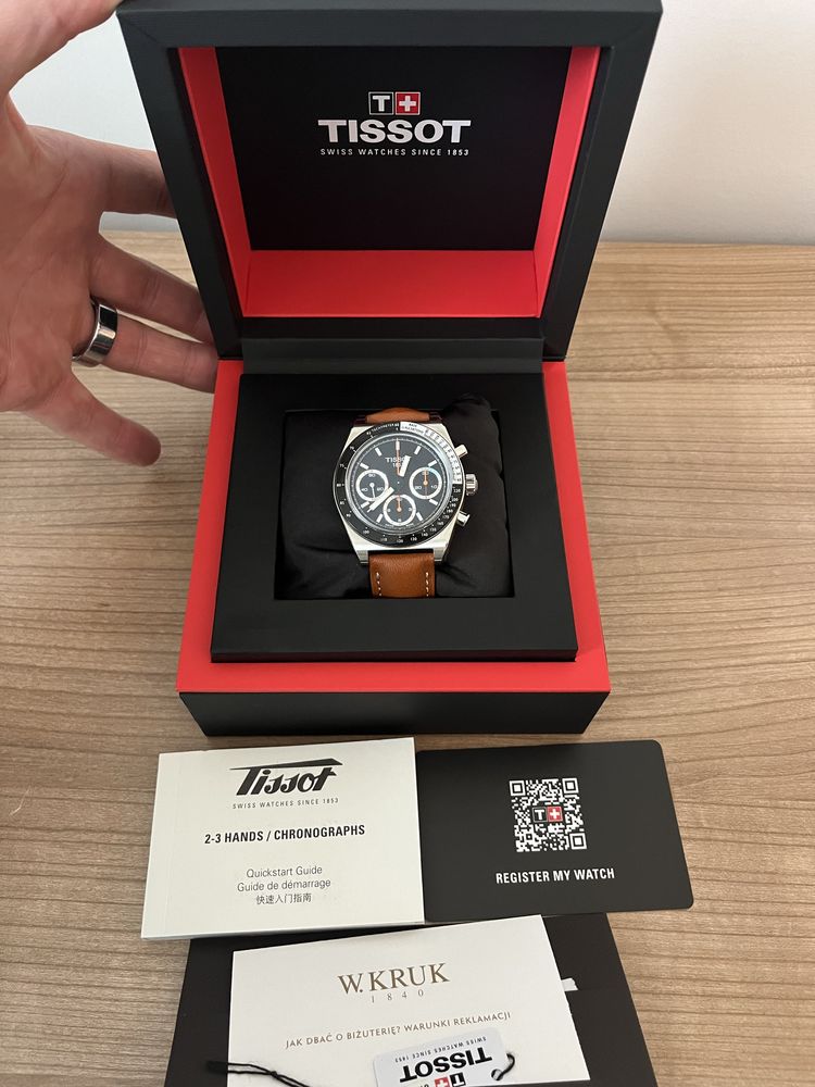 Zegarek męski Tissot PR516 Mechanical Chronograph + 2 paski