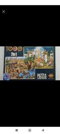 Dois puzzles 1000 peças