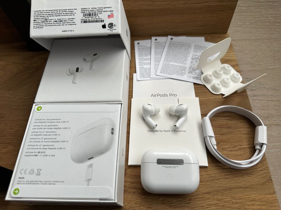 Навушники AirPods Pro 2+Чохол+Ремінець в ПОДАРУНОК.РОЗПРОЖАЖА!!