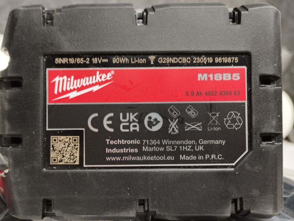 Akumulator milwaukee M18B5