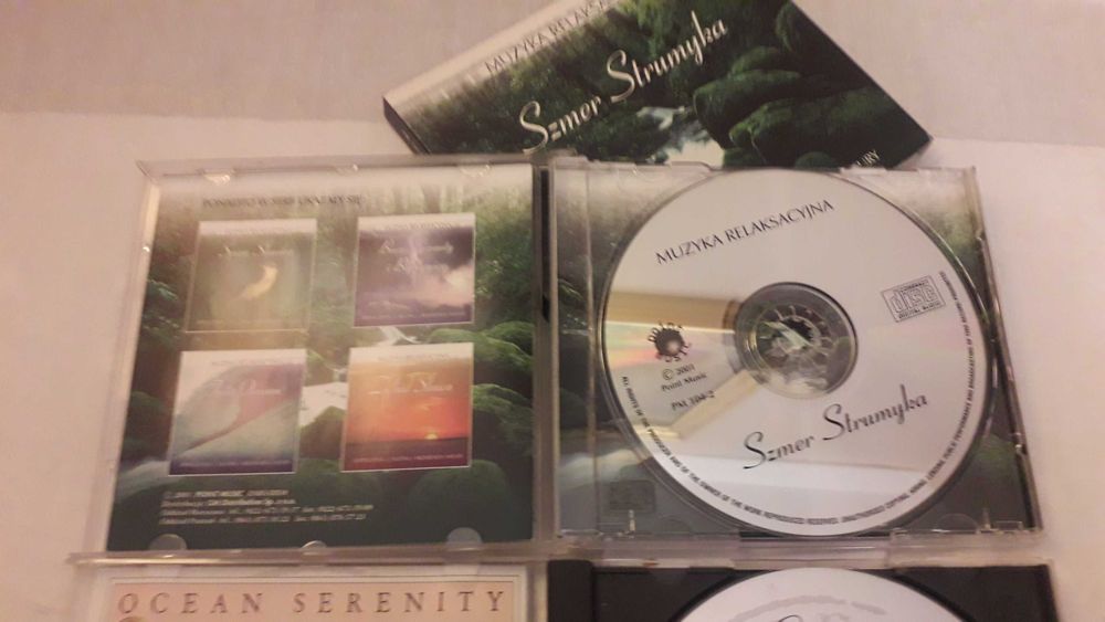 Muzyka relaksacyjna 4 płyty CD-obniżka ceny