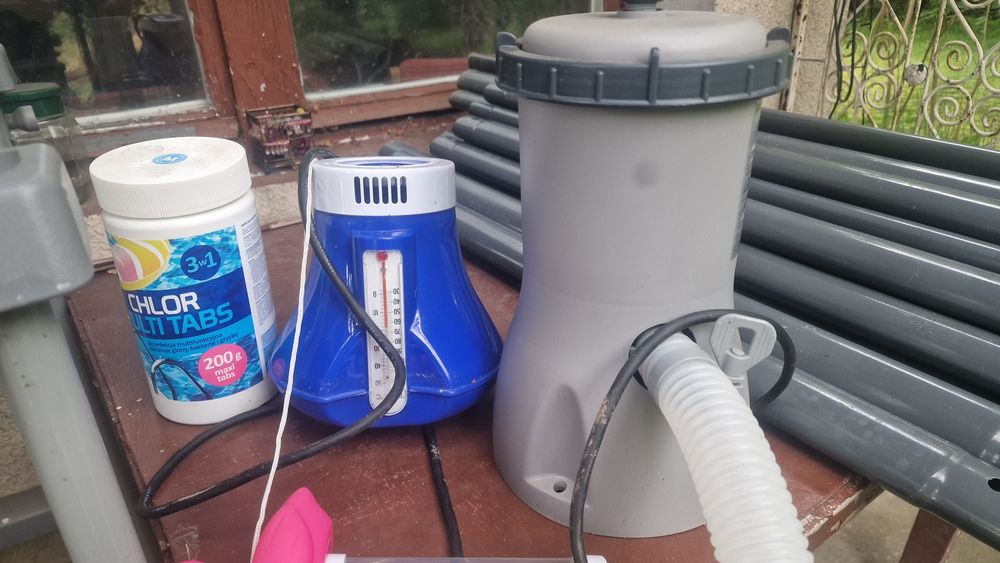 Basen stelażowy bestway 457x107 + podgrzewacz wody Flowclear+ gratisy