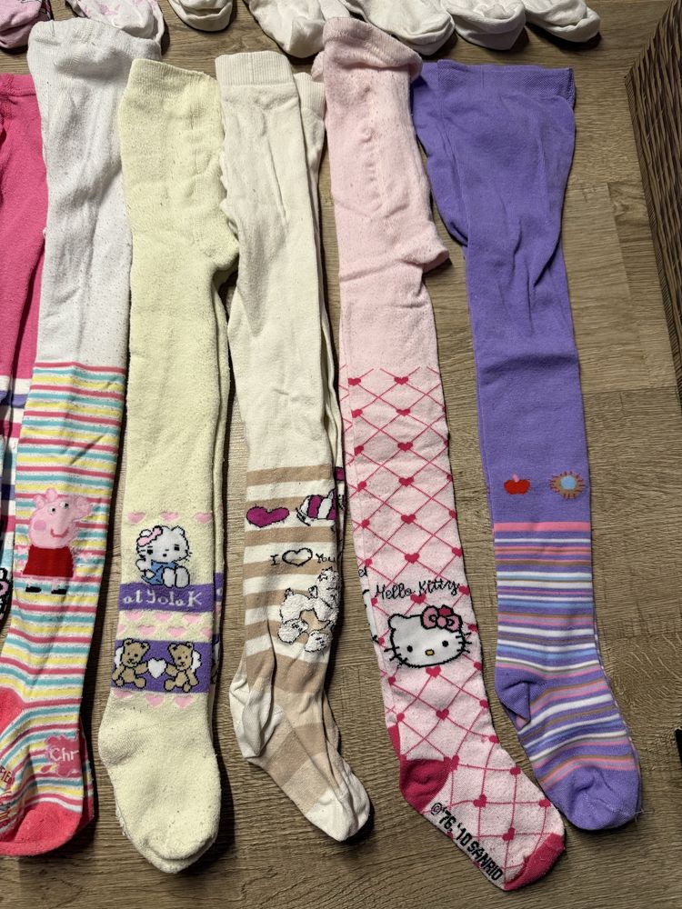 Rajstopy skarpetki majtki dla dziewczynki 1 2 3 lata hello kitty peppa