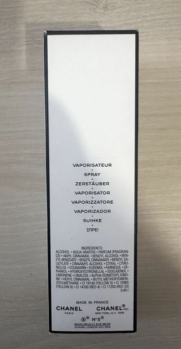 Perfume Chanel n5