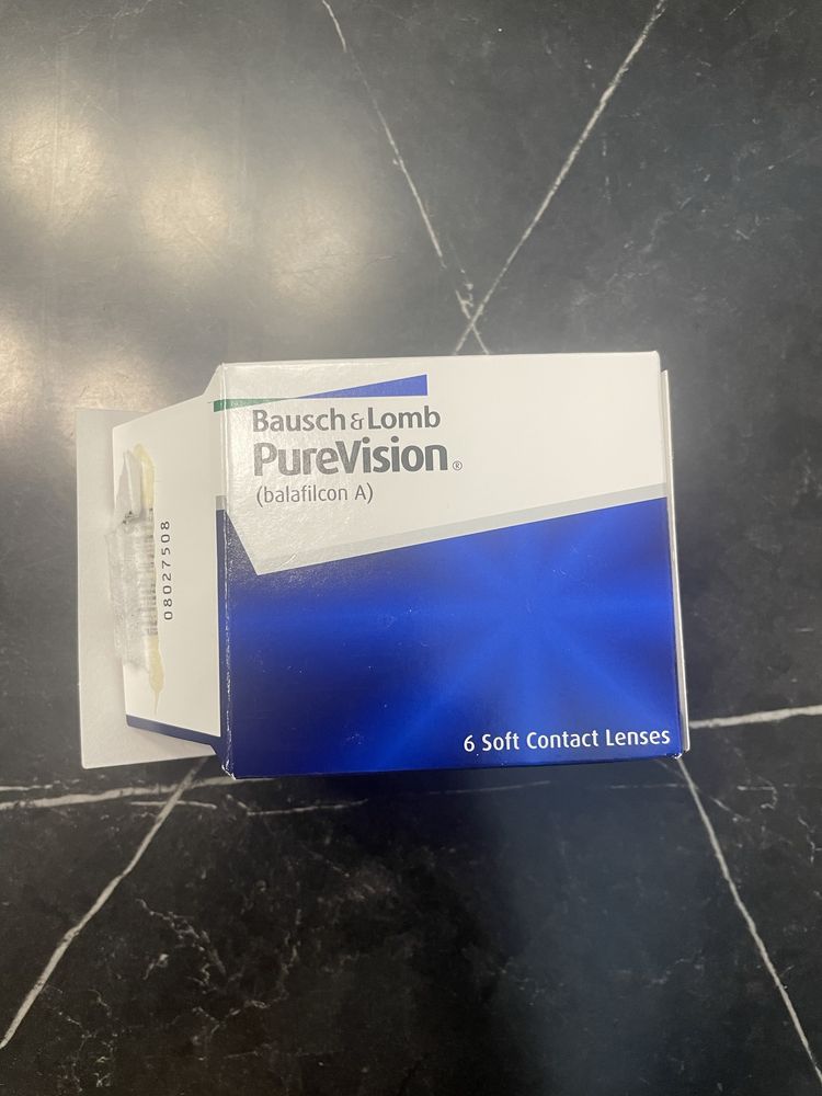 Soczewki PureVision Bausch&Lomb 5szt -4.75 miesieczne