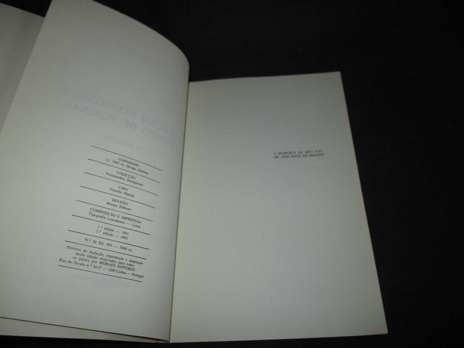 Livro A Situação Económica no Tempo de Pombal Jorge Borges de Macedo