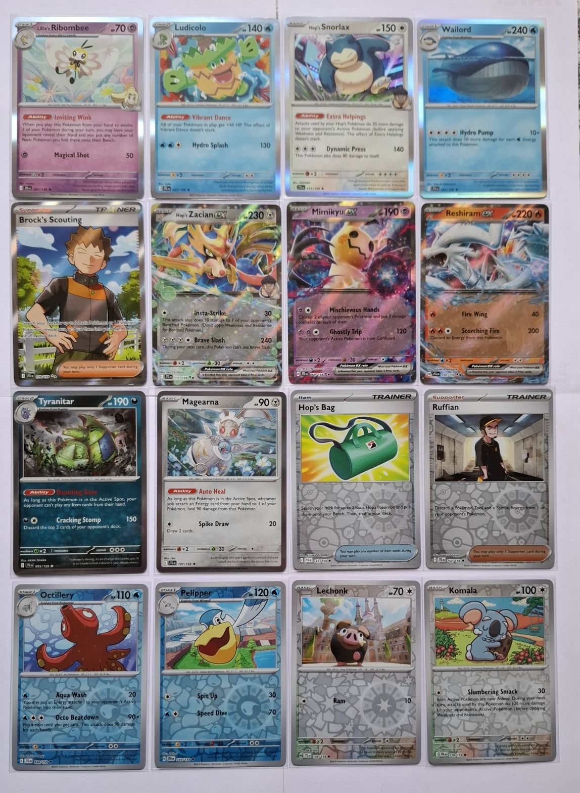 30 Cartas Pokemon - Journey Together Holo