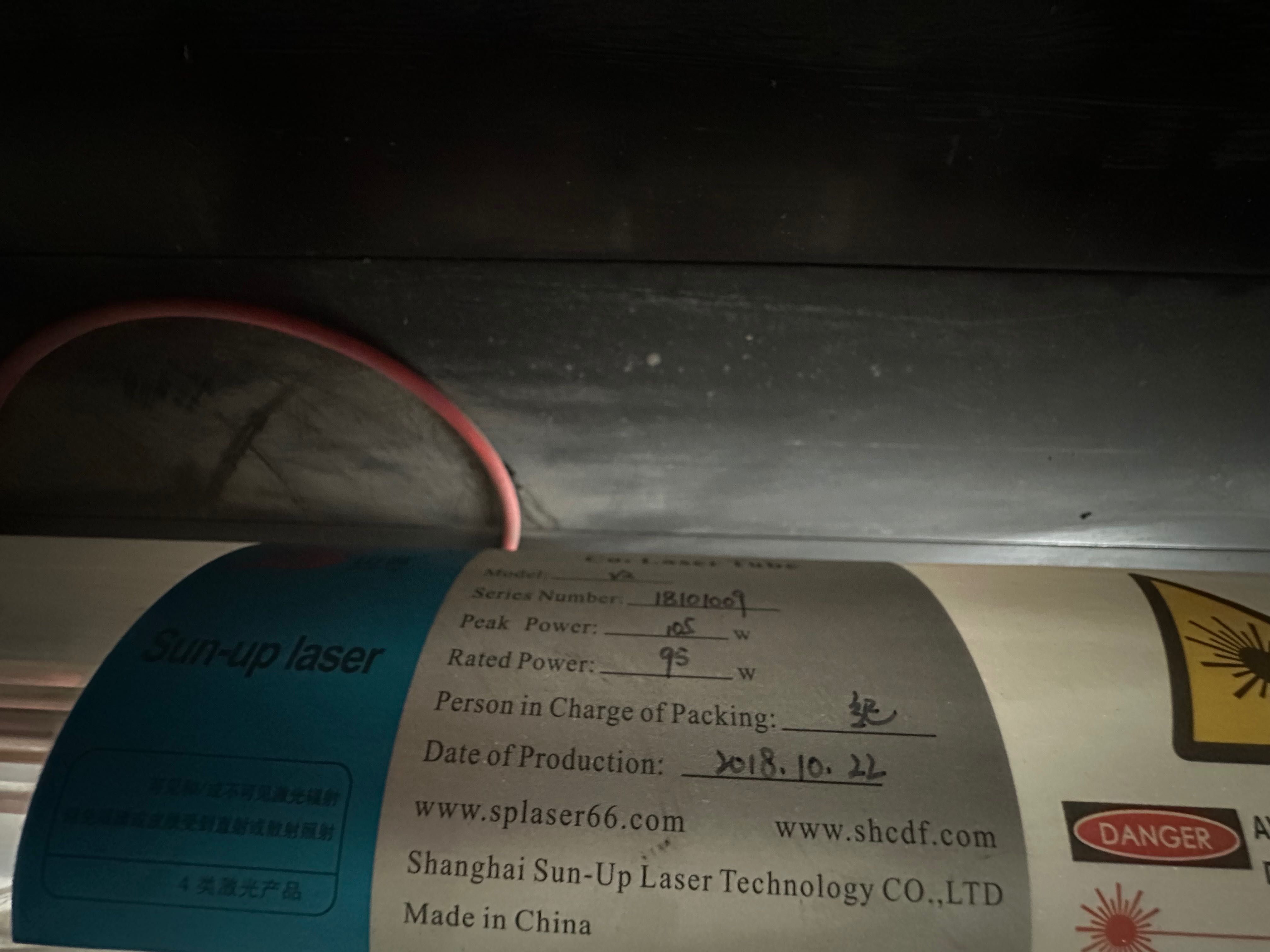 Ploter Laserowy CO2  z 2014 roku