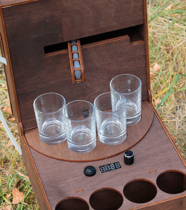 USB автобармен – автомат дозатор для напоїв, 4 чарки, 2 режими