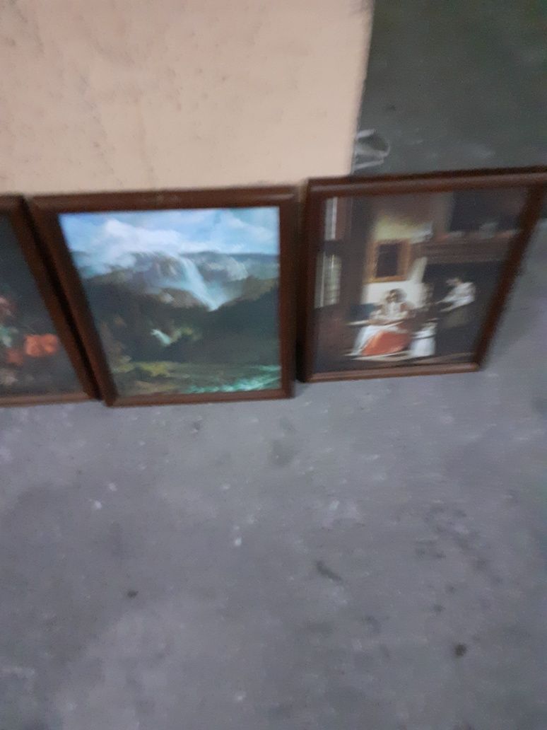Quatro quadros de parede
