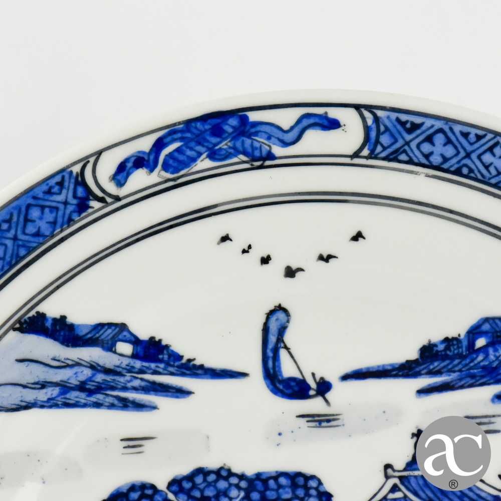 Prato porcelana da China, decoração Cantão, Circa 1970 - 23 cm