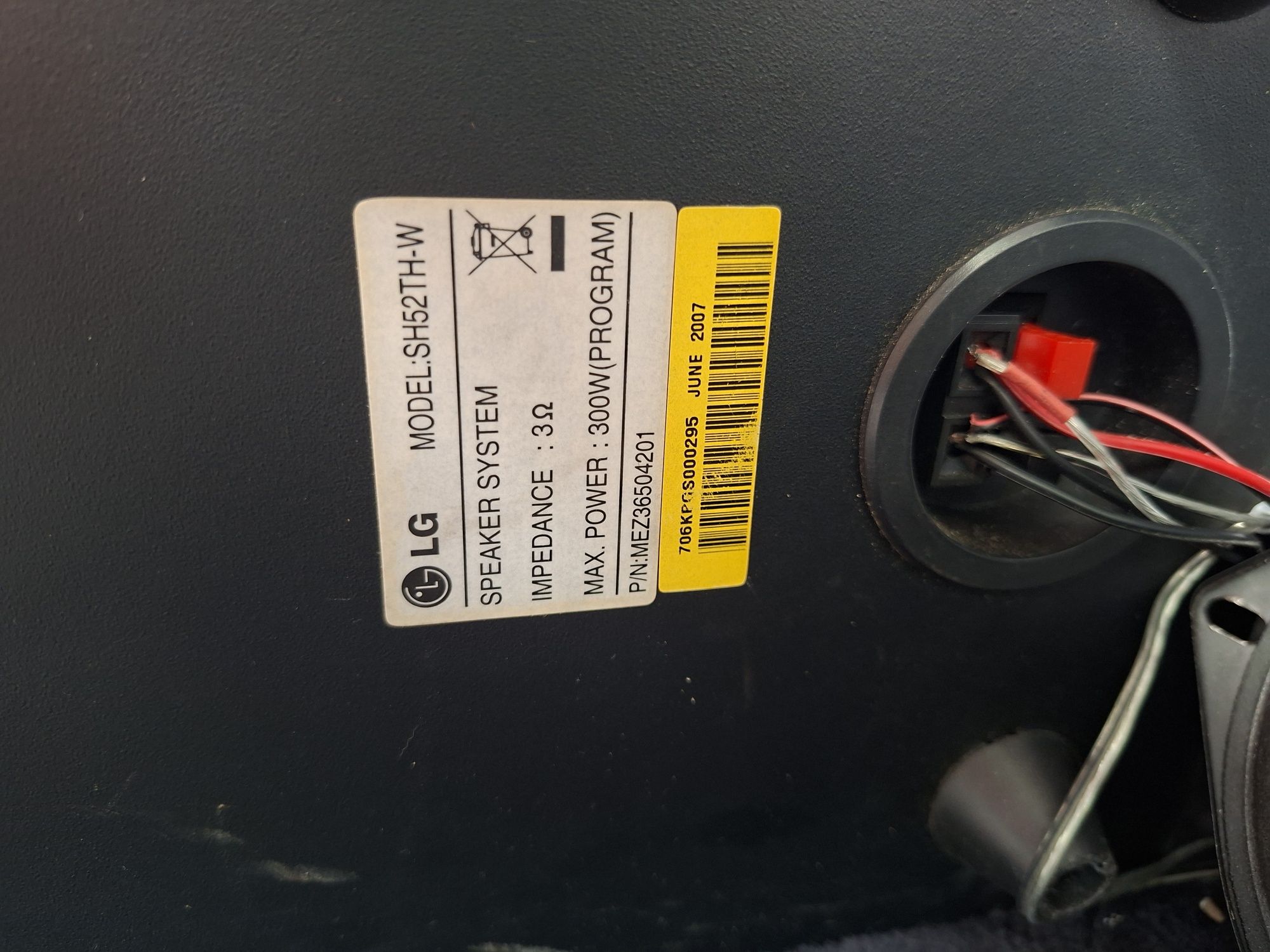 Sobwoofer LG SH52TH-W