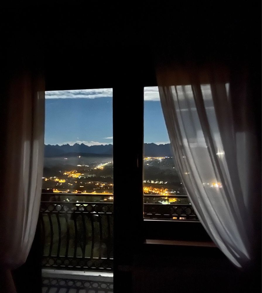 Pokoje z widokiem. Panorama Tatr.Wakacje.Punkt widokowy