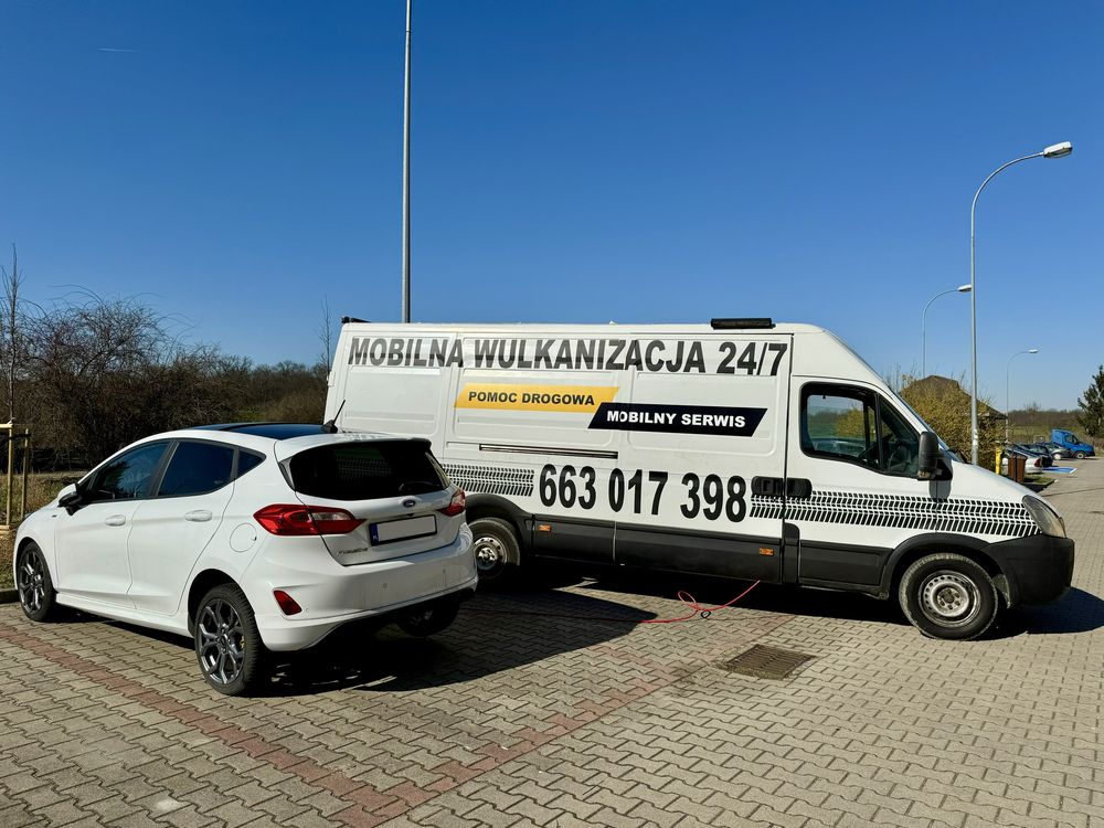 Mobilna Wulkanizacja 24/7 Mobilny Serwis Opon Pomoc Drogowa Mechanik