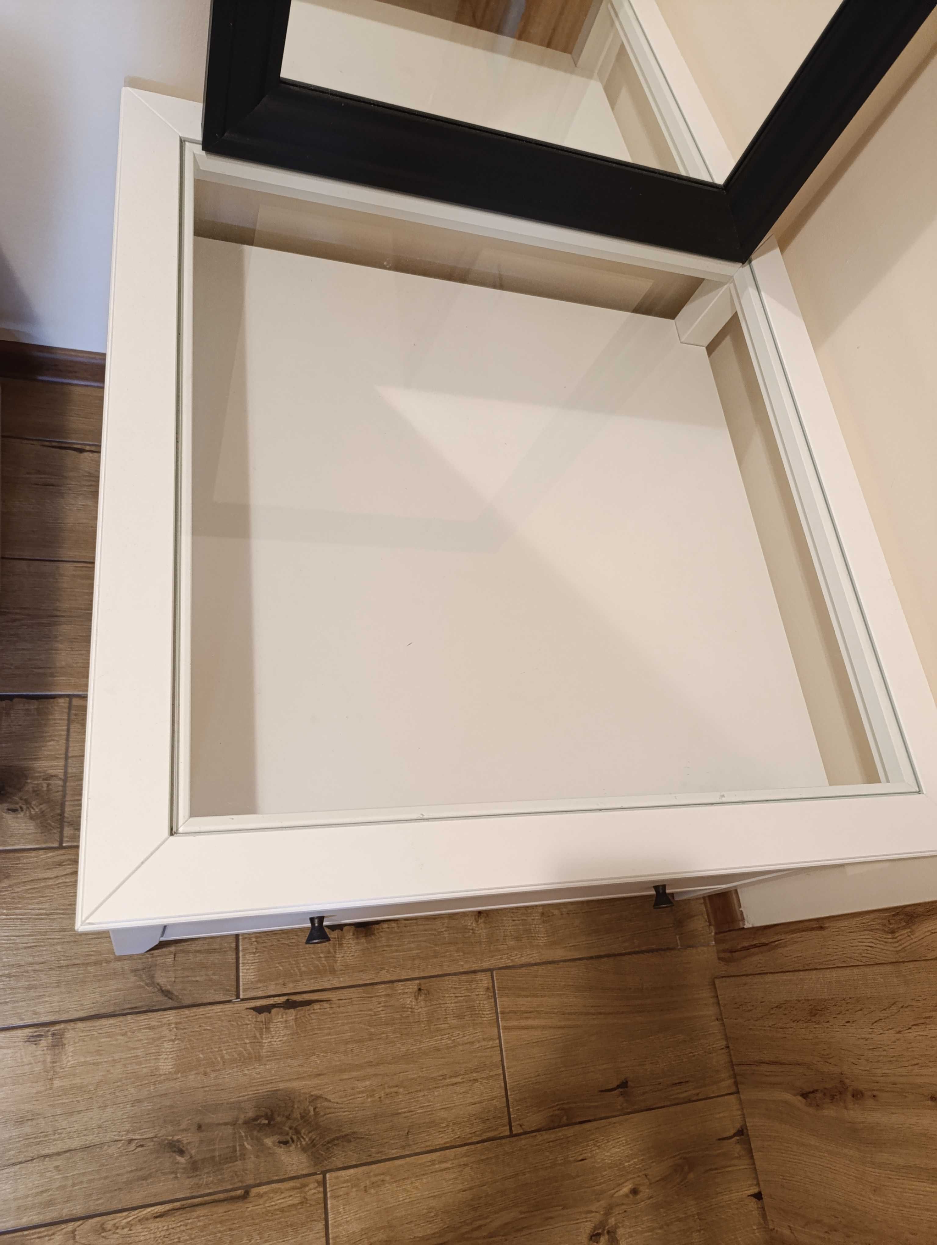 Stolik kawowy biały 80x80