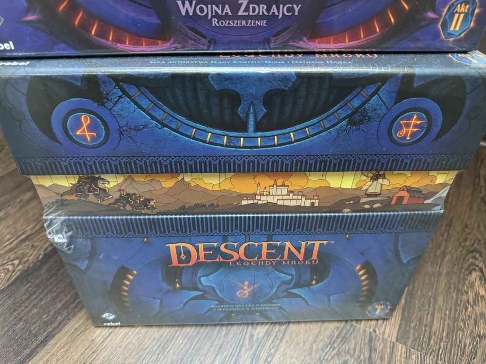 Gra planszowa: Descent Legendy Mroku + Wojna Zdrajcy