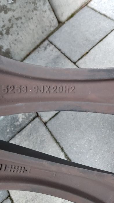 R 20 5x130 ET 60 alufelgi czarne felgi  porche