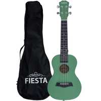 Укулеле концертне зелене з чохлом Fiesta Travel Green (with bag)